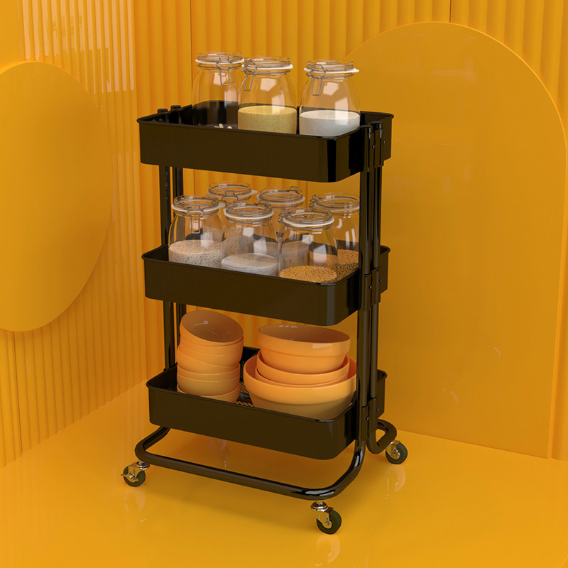 High-end hairdressing tool car beauty cart trolley barber shop perm dyeing beauty salon special shelf nail trolley
