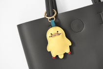 Artworm oho2 animal cowhide car creative handmade keychain bag pendant cute cartoon female male 2019