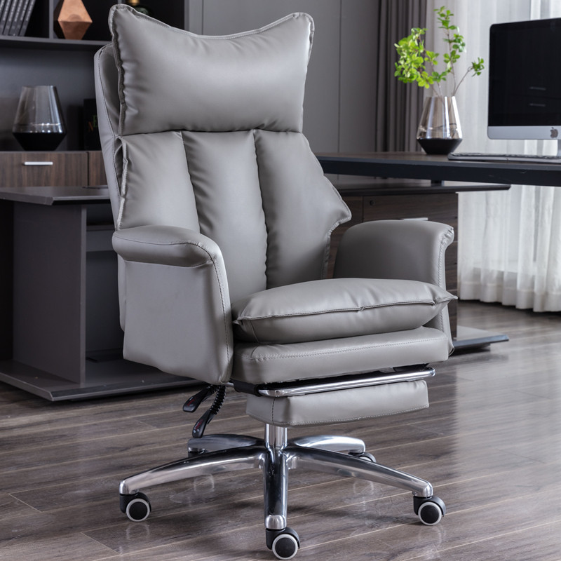 Computer chair boss office chair sedentary comfortable lift swivel chair home gaming chair leather chair reclining sofa chair