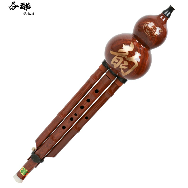 Cao cấp Nhạc cụ Hulusi Chính hãng Senque Chuyên nghiệp ABS Giả gỗ Hạt có thể điều chỉnh Nhạc cụ Hulusi Mới bắt đầu B để gửi - Nhạc cụ dân tộc