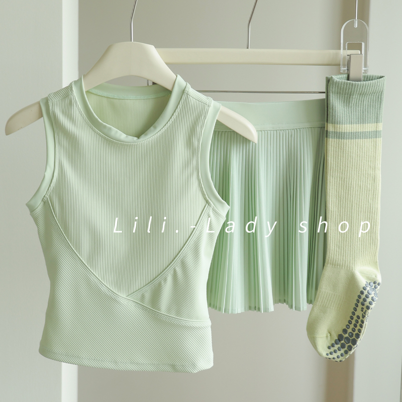 Yoga Clothes for Women, Summer Sports Suits, Running Quick-Drying Badminton and Tennis Fitness Clothes, Pilates Stunning Training Clothes