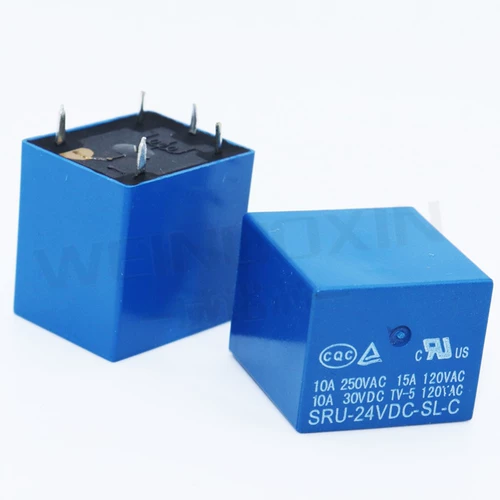 Реле SRU-05 12 24VDC-SL-C 5V12VDC-SL-C SL-A 15A 4 PIN 5 PIN