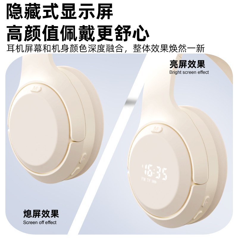 Sobena N8 Over-Ear Headphones for College English Cet-4 and Cet-6 Listening Exams, Specifically for the Cet-4 Exam, with Fm Radio and Bluetooth