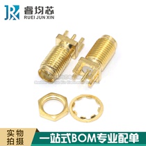 Lengthened SMA partial foot 1 6 RF seat SMA-KE external screw inner hole coaxial connector 11MM thread
