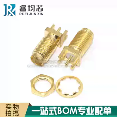 LENGTHENED SMA PARTIAL foot 1 6 RF seat SMA-KE external screw INNER HOLE coaxial connector 11MM TEETH
