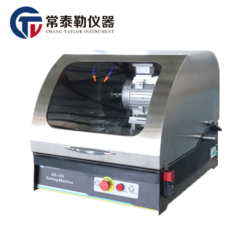 Manufacturer straight for LQ-120S upright gold phase sample manual cutting machine test cutting diameter 120mm spot