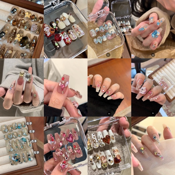 【Mauri Nail Art Studio】 Final Clearance Styles Long Nails Different Size Series Two 【Mauri Nail Art Studio】 Final Clearance Styles Long Nails Different Size Series Two