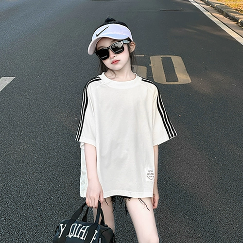 Футболка с коротким рукавом, летняя белая цветная хлопковая летняя одежда