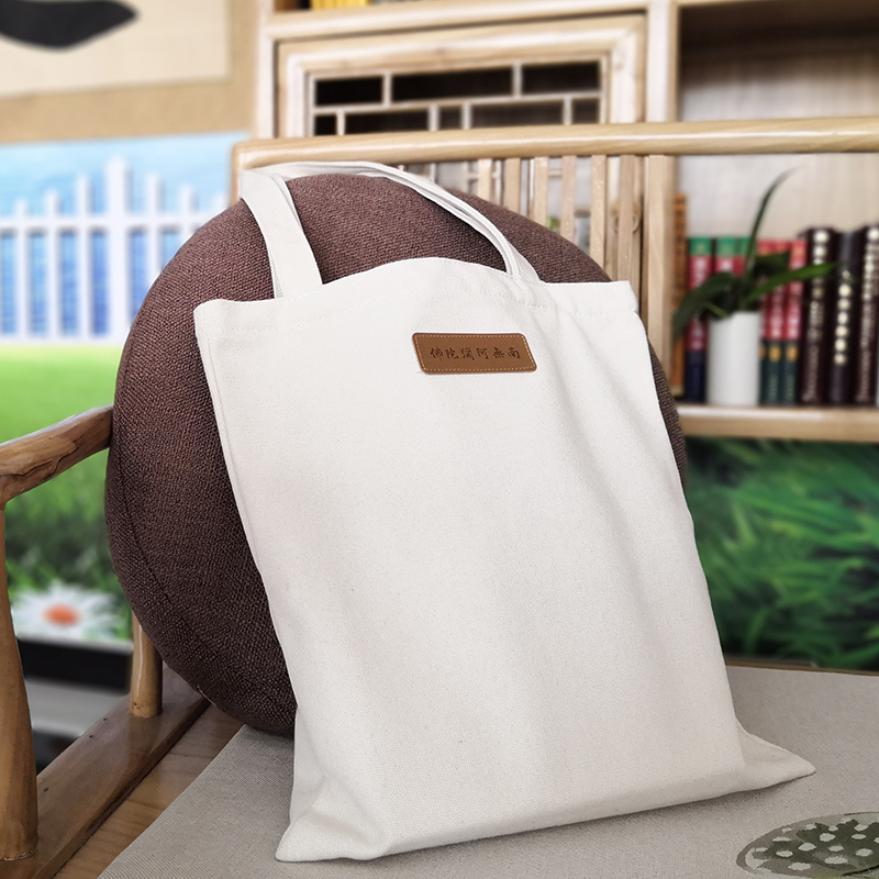Nanmo Amitabha Canvas Bag Chinese Style Cultural and Creative Environmental Protection Shopping Bag One-shoulder Handbag Shengmiao Cultural and Creative