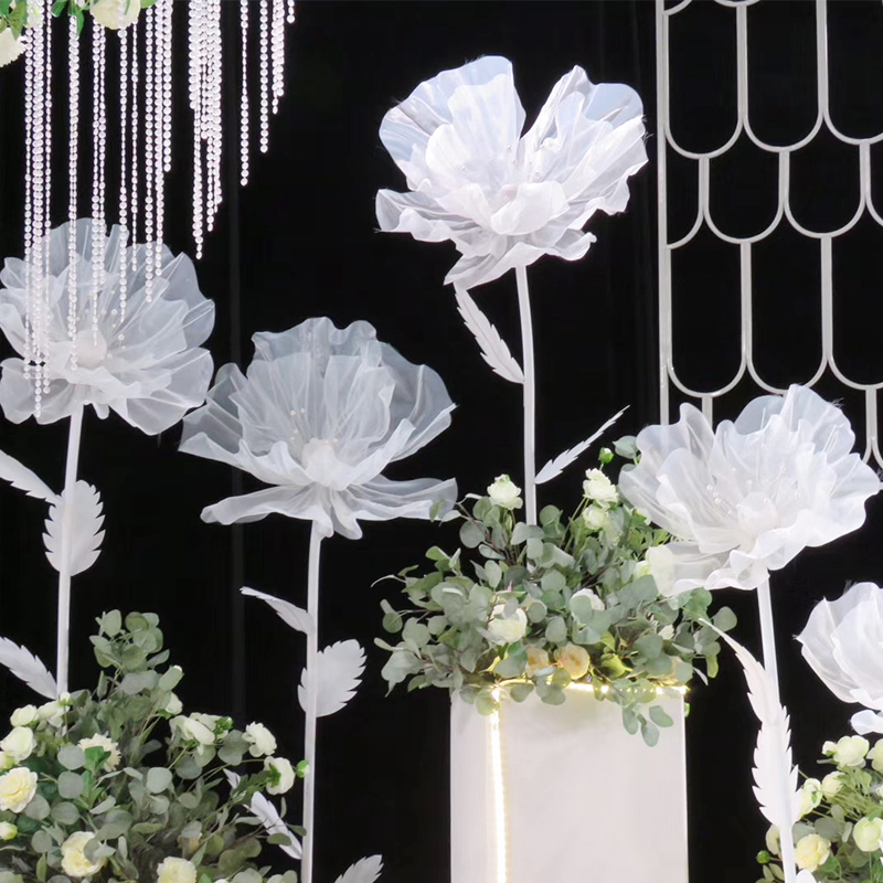 New creative wedding road leads flower wedding props wedding silk flower handmade flower beauty Chen window decoration props