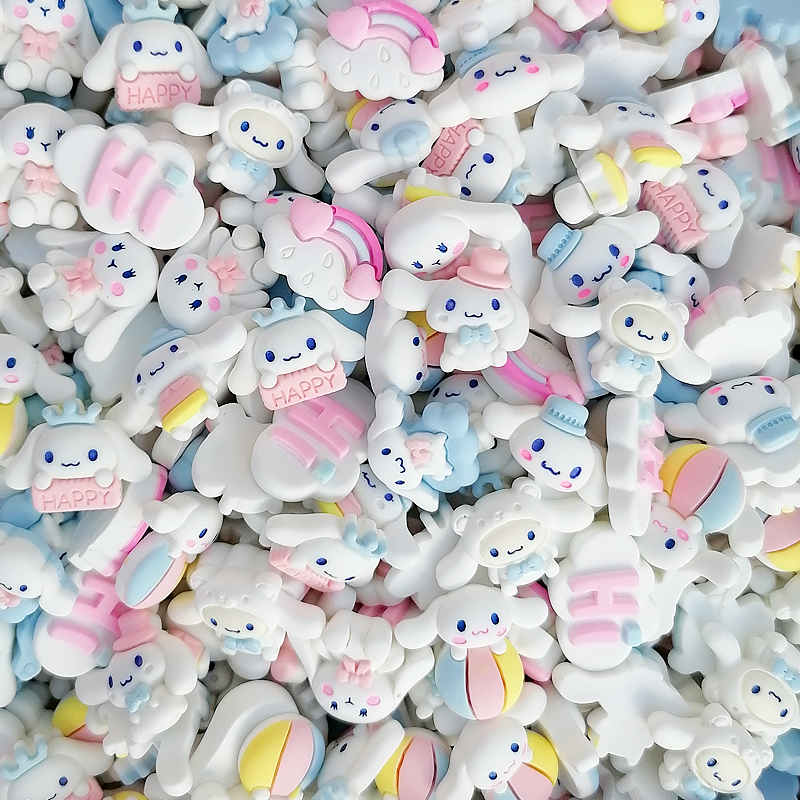 Cartoon Yugui dog diy cream glue mobile phone protective case material bag handmade jewelry hairpin blessing bag resin accessories