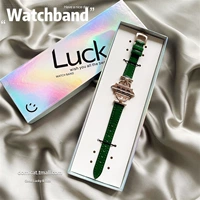 [Rose Gold Duck Crocodile Leather BV Green] -grathy Box