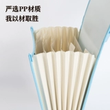 Delica Handle Multi -Layer File Polder Fending Fengqin Bag Начальные школы используют A4 Transparent Paging Papers для организации артефактов для учеников средней школы средней школы, тестовые бумаги для классификации папок, клип пакет проверки беременности.