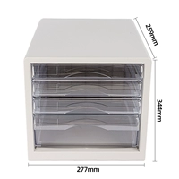 [Прозрачная модель ящика] 4-слойный серый-9774-A