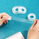 Прозрачная лента, прозрачные канцтовары, 0.8см, 1.2см, 1.8см