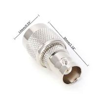 BNC Female To TNC Male Plug RF Connector Coaxial Converter