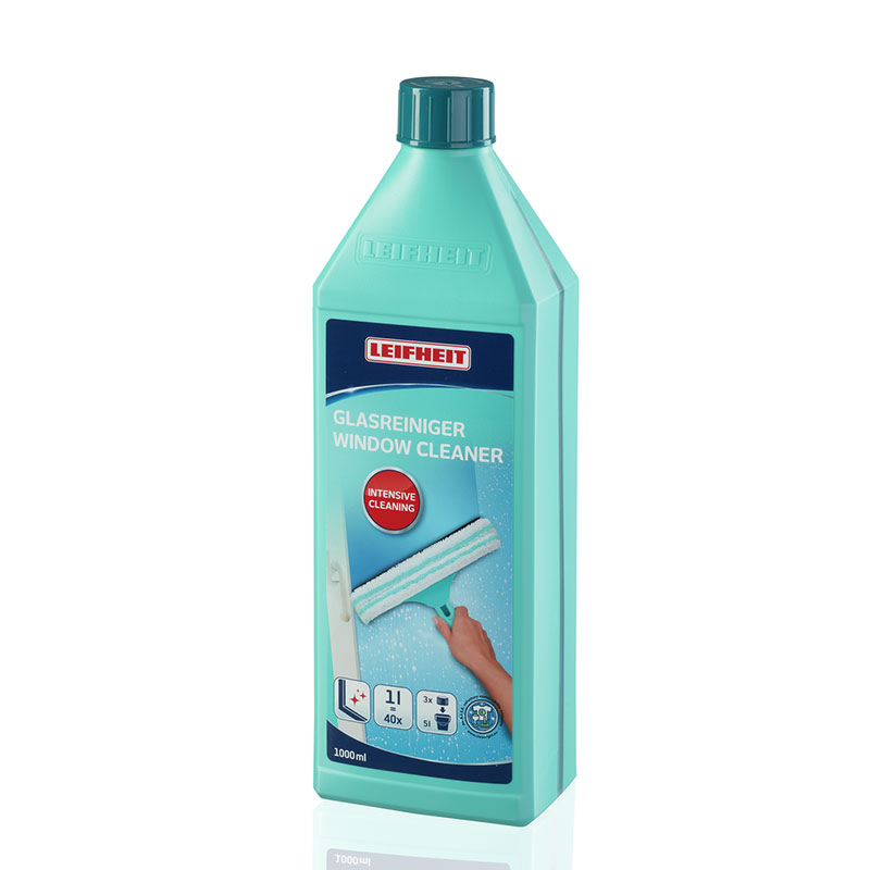 Cleaner German Leifheit glass mirror cleaning fluid to dilute without stimulating hands