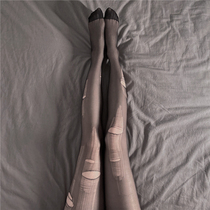 Brother dont tear it. Disposable hand-tear ultra-thin black stockings sexy leg socks womens pantyhose ripped socks can be torn