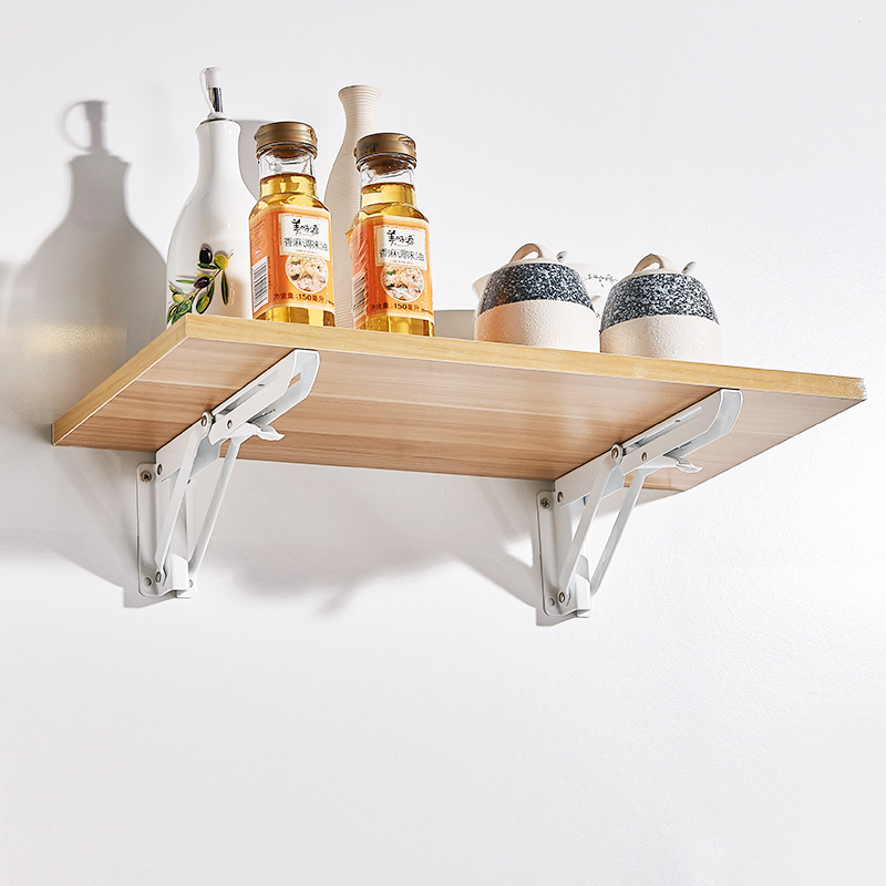 Ju Chang folding triangle bracket bracket partition black and white load-bearing bracket shelf right angle living room kitchen triangle