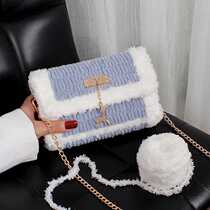 Boyfriend handmade bag made of material homemade yourself diy woven to the hand woven bag of the girlfriends editor