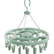 Underwear hanger round drying belt clip multifunctional household sock drying rack thickened hook socks clothes