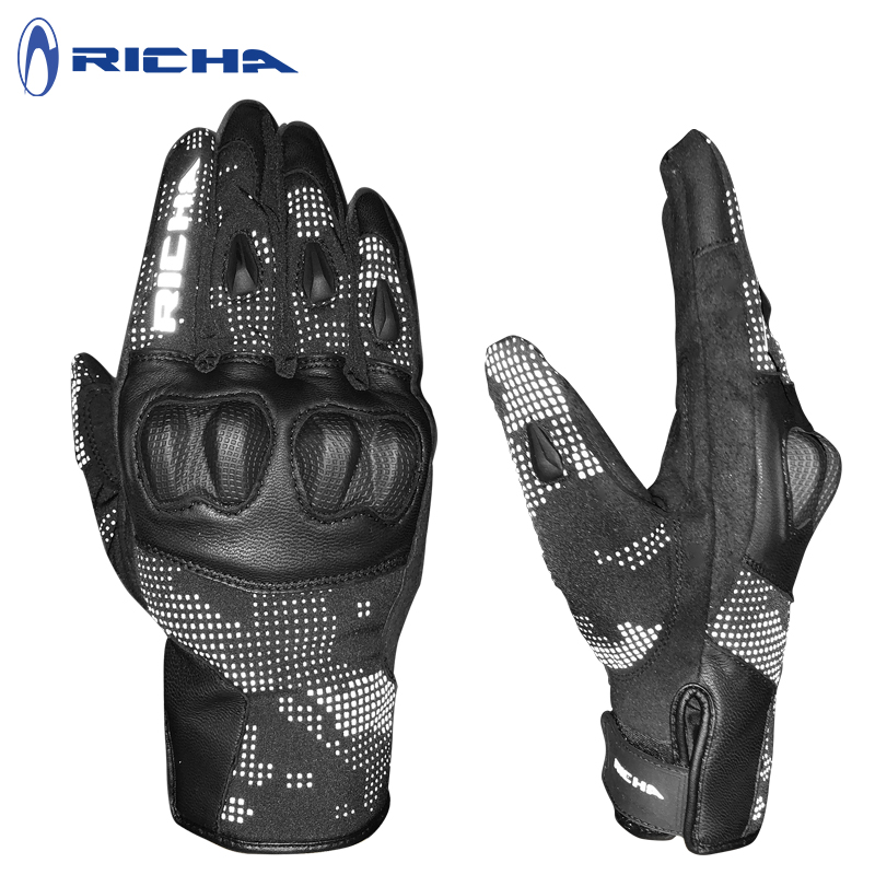 Motorcycle gloves winter waterproof warm men carbon fiber RICHA thickened knight fall motorcycle riding gloves