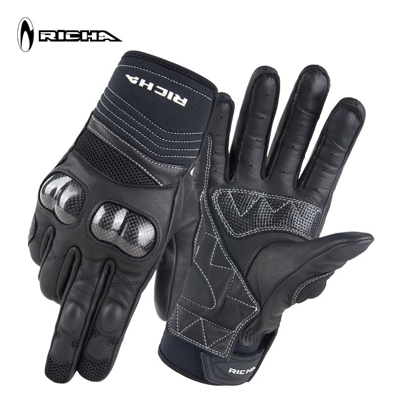 RICHA new spring and summer motorcycle riding plastic shell motorcycle gloves safety protection hand joints