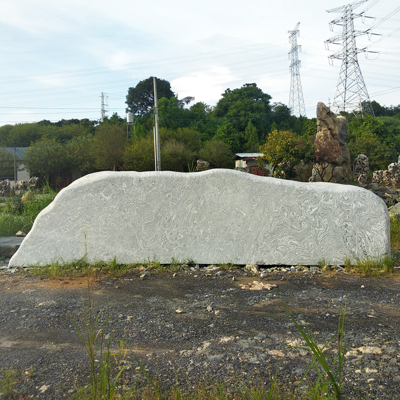 Large-scale garden landscape stone village brand lettering outdoor stone campus cultural sightseeing stone ornaments cornerstone customization