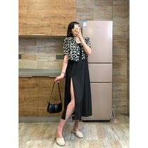 Plus size womens summer fat MM suspender dress showing thin and covering the flesh