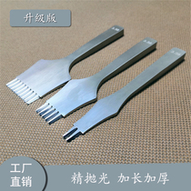 French chop oblique flat chop white high-speed steel chop European-style chop olive chop diy handmade leather leather goods making punching tool