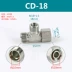 đầu nối ống dầu thủy lực Tiêu chuẩn Yonghua BC CC hệ mét H ferrule thủy lực 45 # thép chuyển đổi khớp chuyển tiếp giữa / bên nữ bên trong và bên ngoài dây tee đầu nối ống thủy lực các loại khop noi thuy luc 