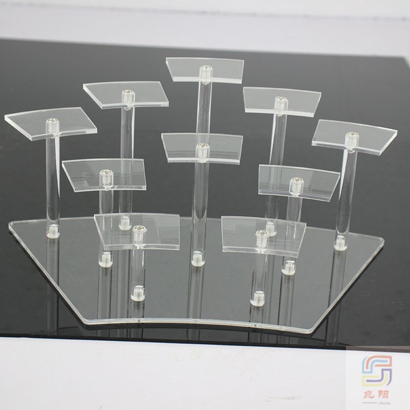 Acrylic display step model display stand Landing car plane model Blind box storage large capacity scene