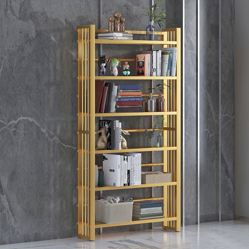 Light Extravagant Iron Art Bookshelves Custom Shelve Cabinet Minima Living-room Floor Simple Children's Office Multilayer Containing shelf