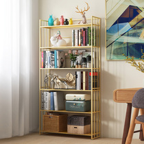 Wrought iron bookshelf floor living room simple iron bookcase multi-layer shelf iron bookshelf small childrens bay window small bookshelf