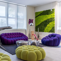 Lingne Roset Creative Bubble Sofa Honeycomb Mesh Red Ins with designer Written Space Villa