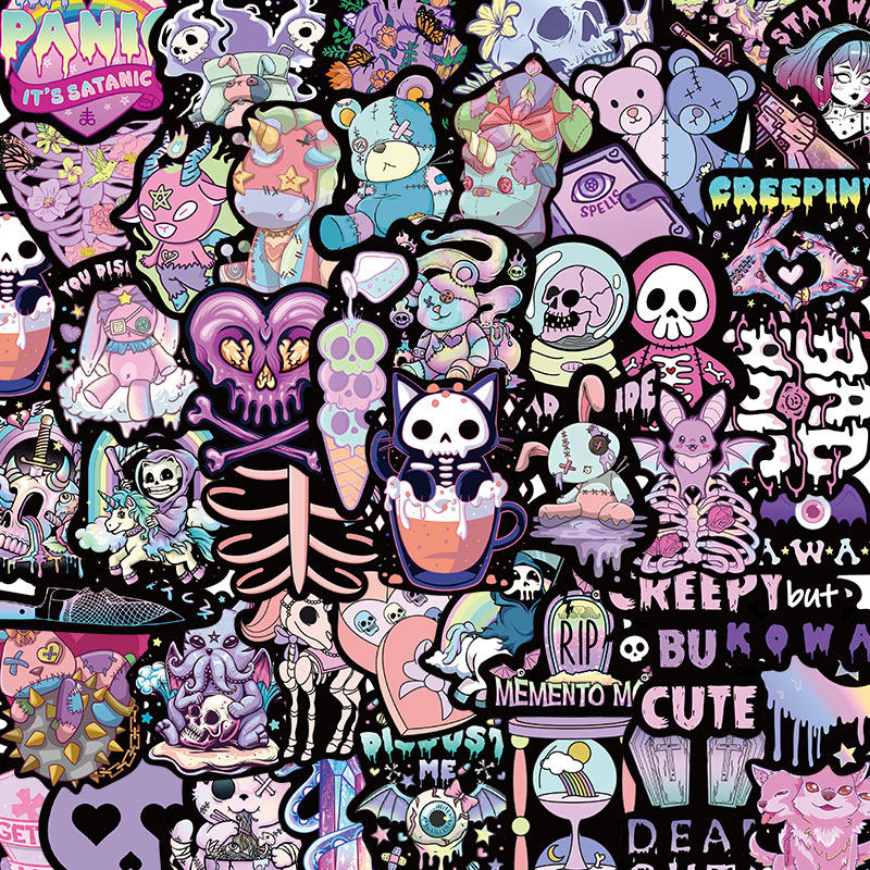 Extra Life Sticker Dark gothic style enthusiasts are here! how to create your exclusive ...