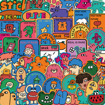50 weird things stickers computer laptop phone case ipad waterproof stickers suitcase water cup stickers