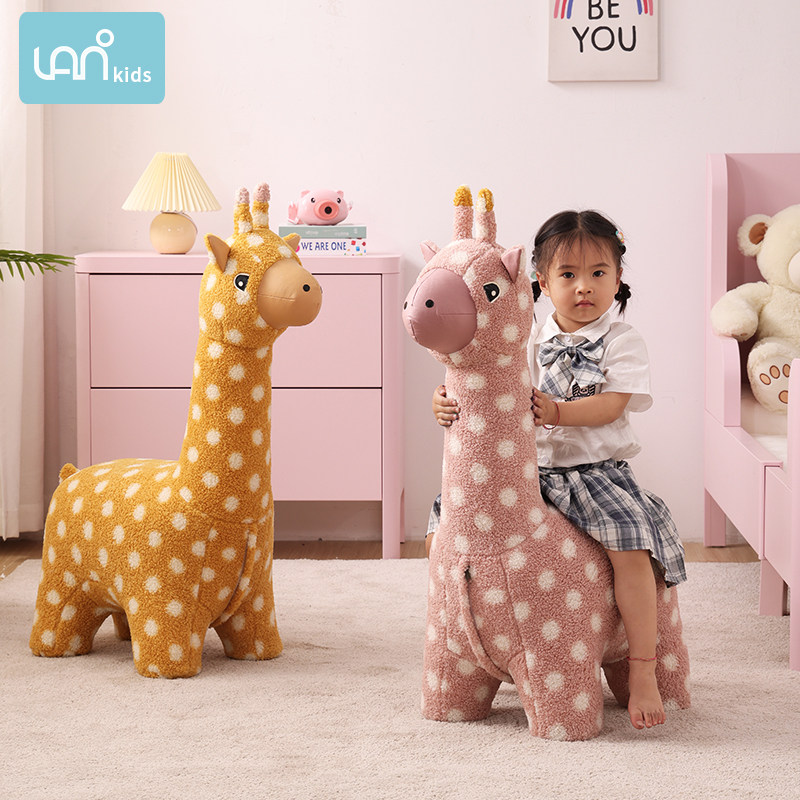 Alpaca animal stool children's sofa creative doll cartoon decoration living room net red small sofa shape seat