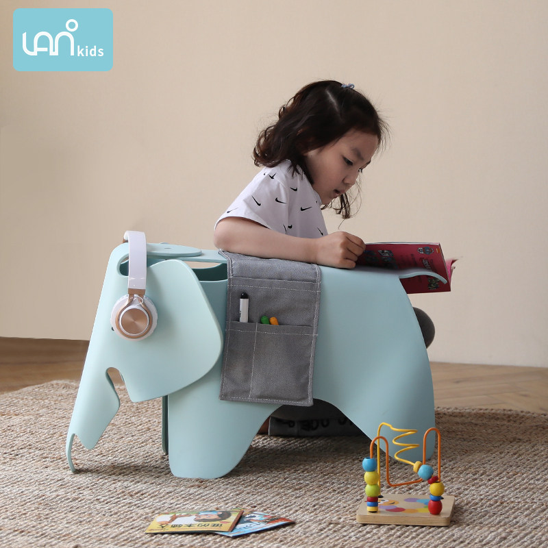 Children's low stool Nordic style creative decoration large elephant chair changing shoe stool room baby cute kindergarten toy chair