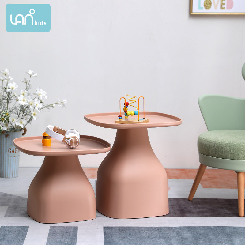 Children's toy table student square plastic desk chair set ins wind kindergarten baby game building block table