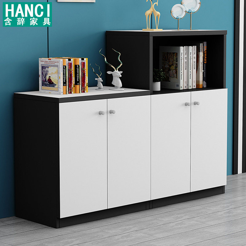 Office filing cabinet low cabinet wooden cabinet storage cabinet office tea cabinet printer cabinet partition high and low cabinet