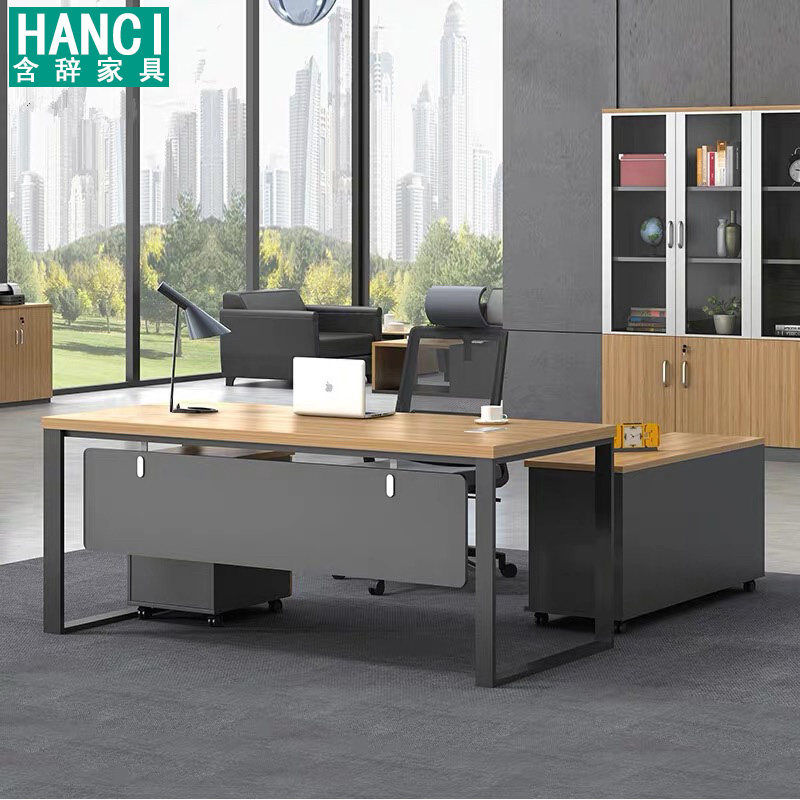 Large Bandae Boss Table President Table President Table Brief Modern Table And Chairs Portfolio General Manager Desk Single Owner Desk