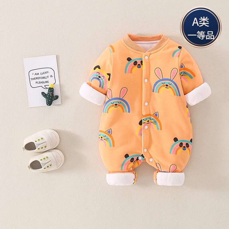 Baby baby thin cotton family home Sleeping Clothing Newborn Spring Autumn Season with dress Harvest woman clothes men's clothing climbing and climbing