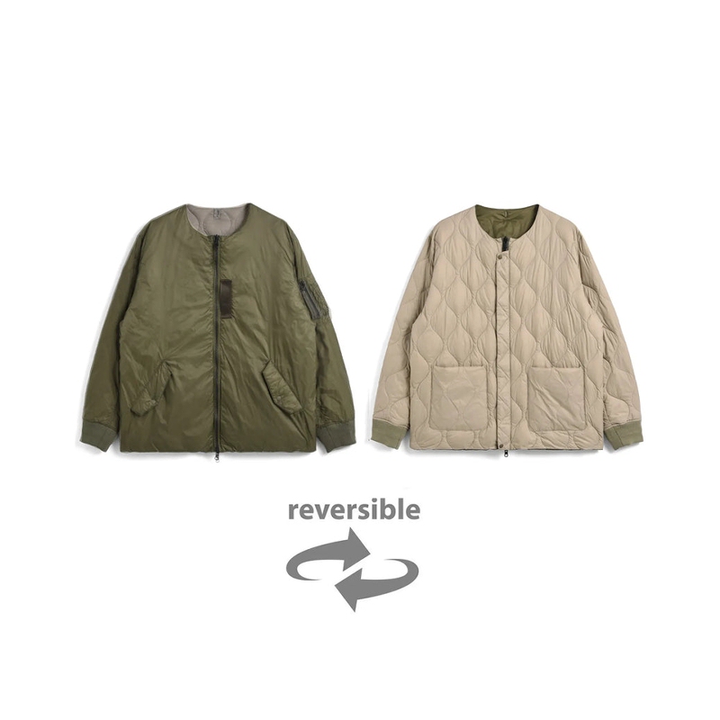 Taion Body Temperature Japan Special Japanese Line Double-Sided "Ma-I Type" down Jacket Unisex