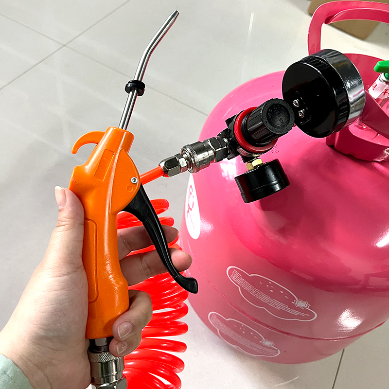 Helium decompression valve inflatable tool Ground explosion ball inflatable gun production tool Helium balloon inflatable valve automatically inflates