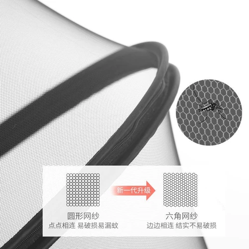 Коляска, универсальная защитная детская москитная сетка с зонтиком