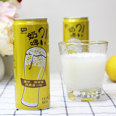 宁夏特产金河奶啤300ml*6罐