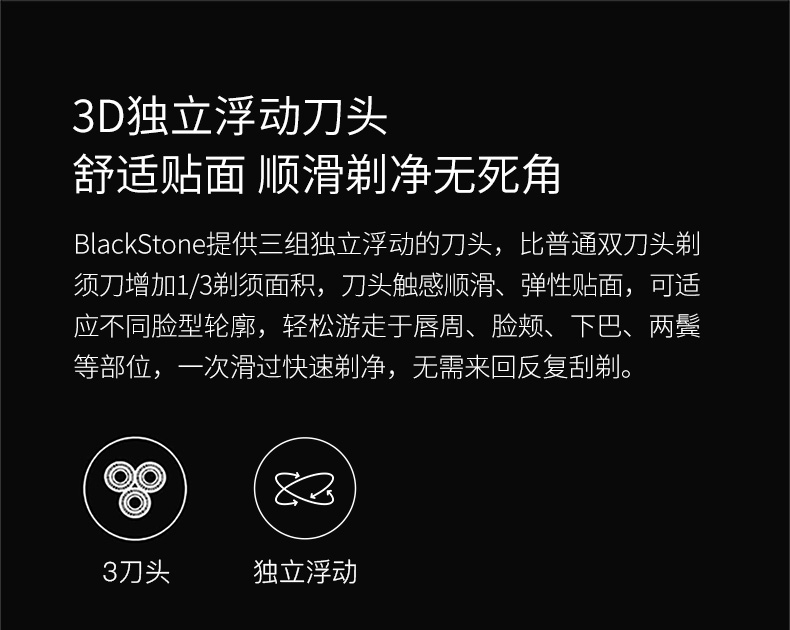 小米生态链众筹爆款 映趣 电动剃须刀 低电量不夹须 图4