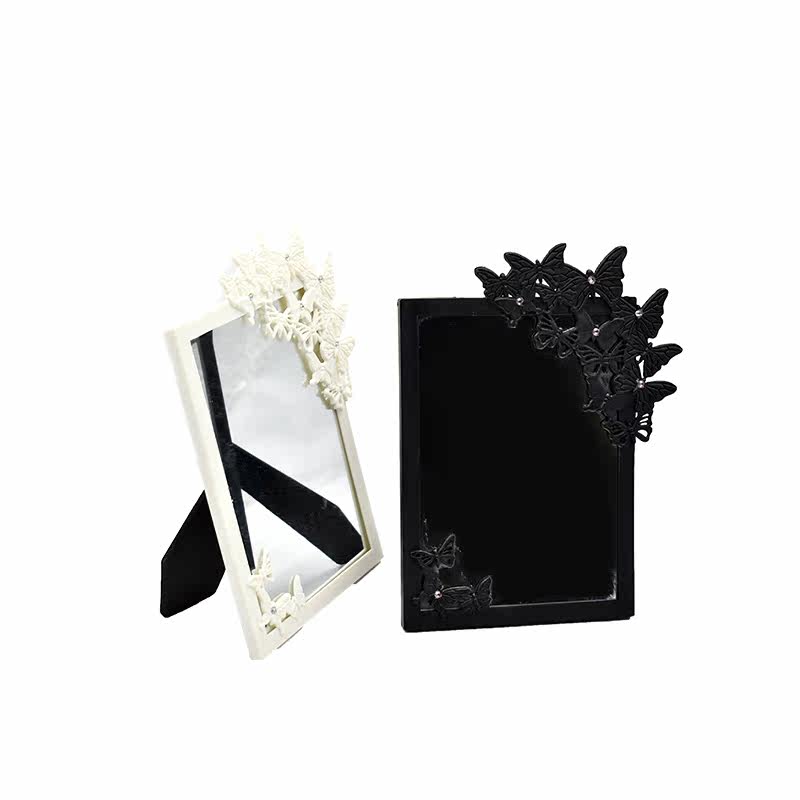 (produced by Hezhai) Simple dressing table bedroom bedside table creative hanging table dual-use makeup mirror