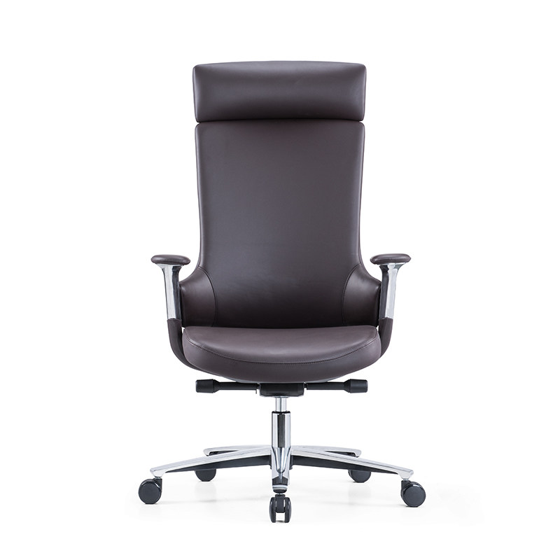 Italian simple boss chair leather computer chair fashion business executive chair company president swivel chair office chair light luxury